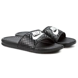 NIKE Women’s Benassi JDI Black Slides Size 8